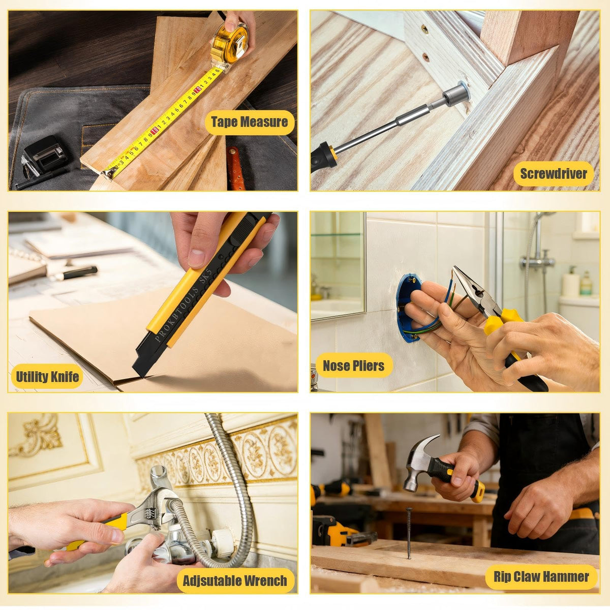Sundpey 166 PC Small Basic Home Tool Kit Set with 12V - Sundpey Official Imagery - 7