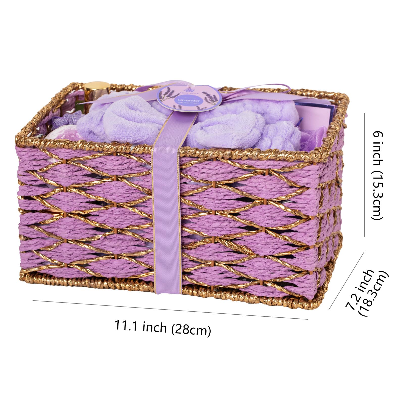 35 Pcs Gifts for Women, Lavender Bath &amp; Body Gift - RA ROSA ACCA