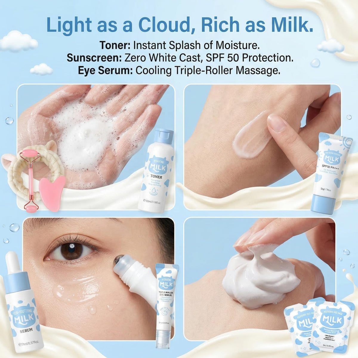 Milk Skin Care For Kids Birthdays Gift Set - MrCuvaryas Official Imagery - 8