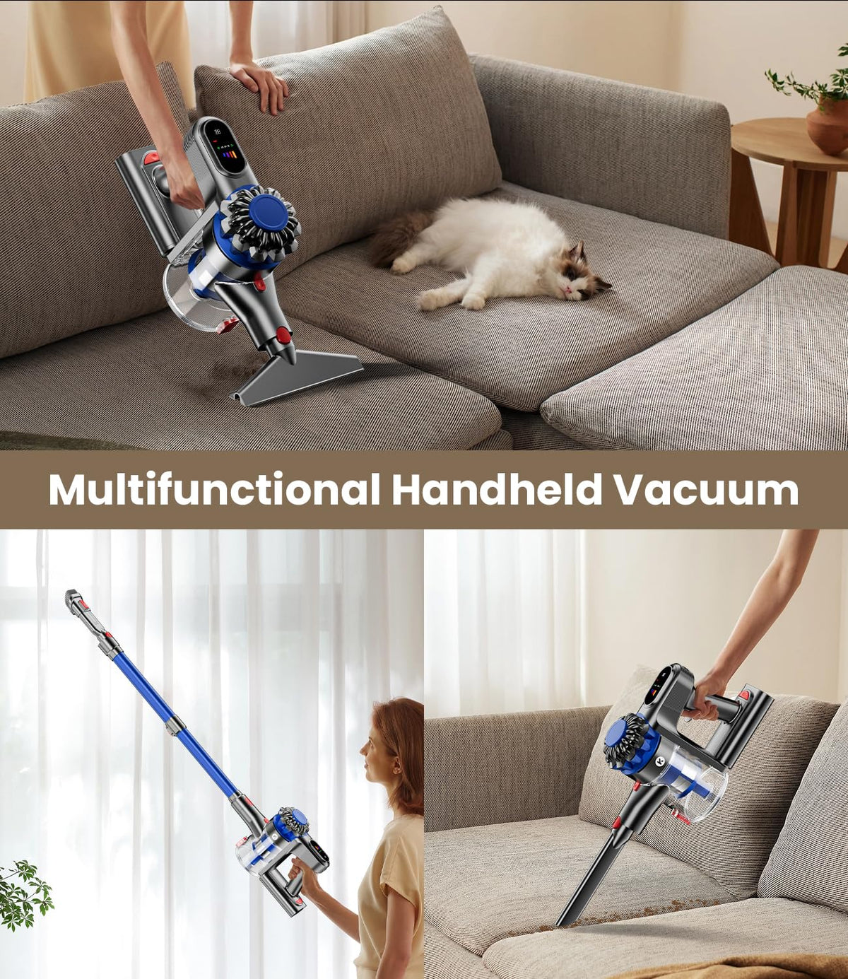 KARDV Cordless Vacuum Cleaner 500W 40Kpa Vacuum Cleaners for - KARDV Official Imagery - 8
