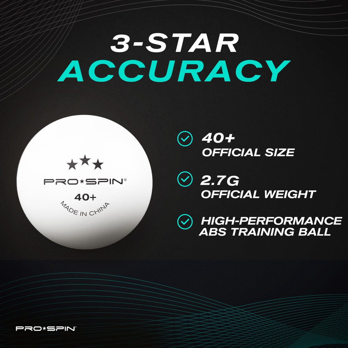 PRO SPIN Ping Pong Balls - PRO-SPIN Official Imagery - 4