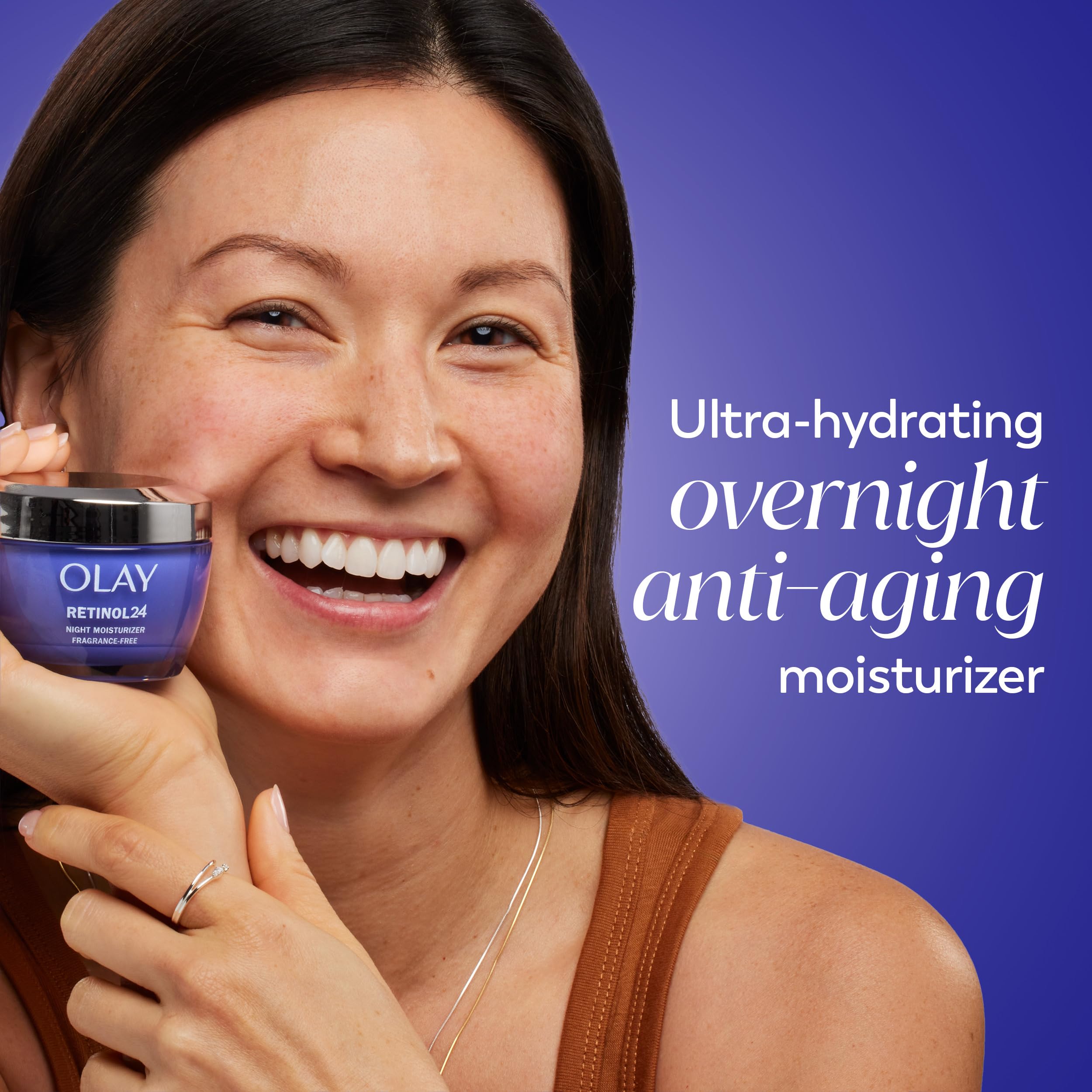 Olay Retinol 24 Face Moisturizer, Anti-Aging Night Cream for - Olay