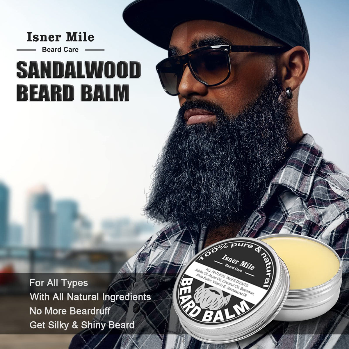 Beard Kit Birthday Gifts for Men Grooming Care w Wash Brush - Comfy Mate Official Imagery - 7