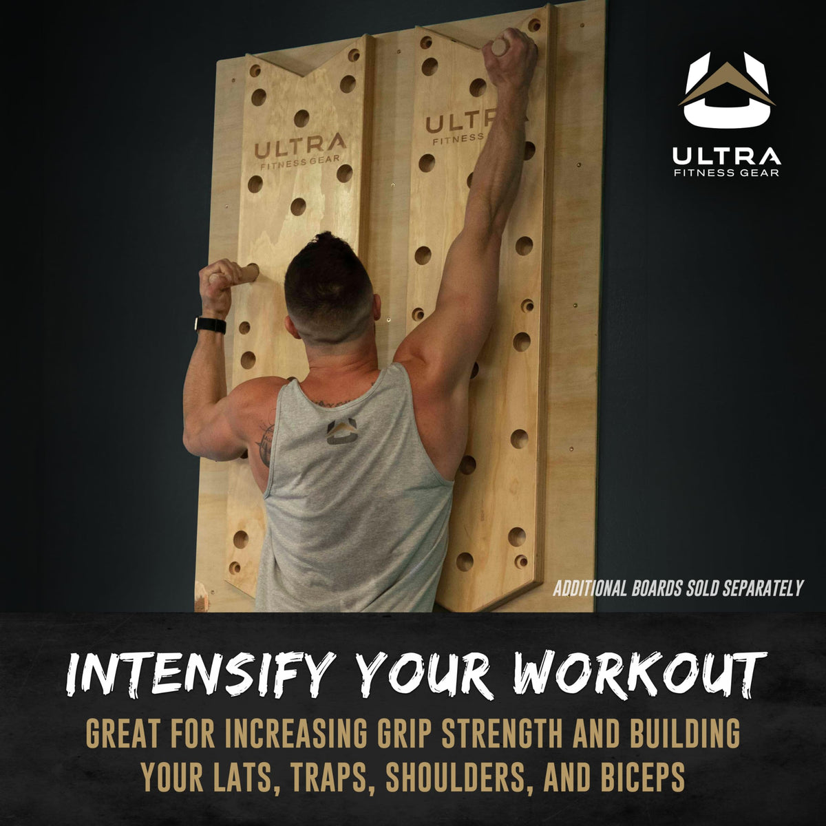 Climbing Pegboard 51 Inch Climbing Hold Cross Training - Ultra Fitness Gear Official Imagery - 4