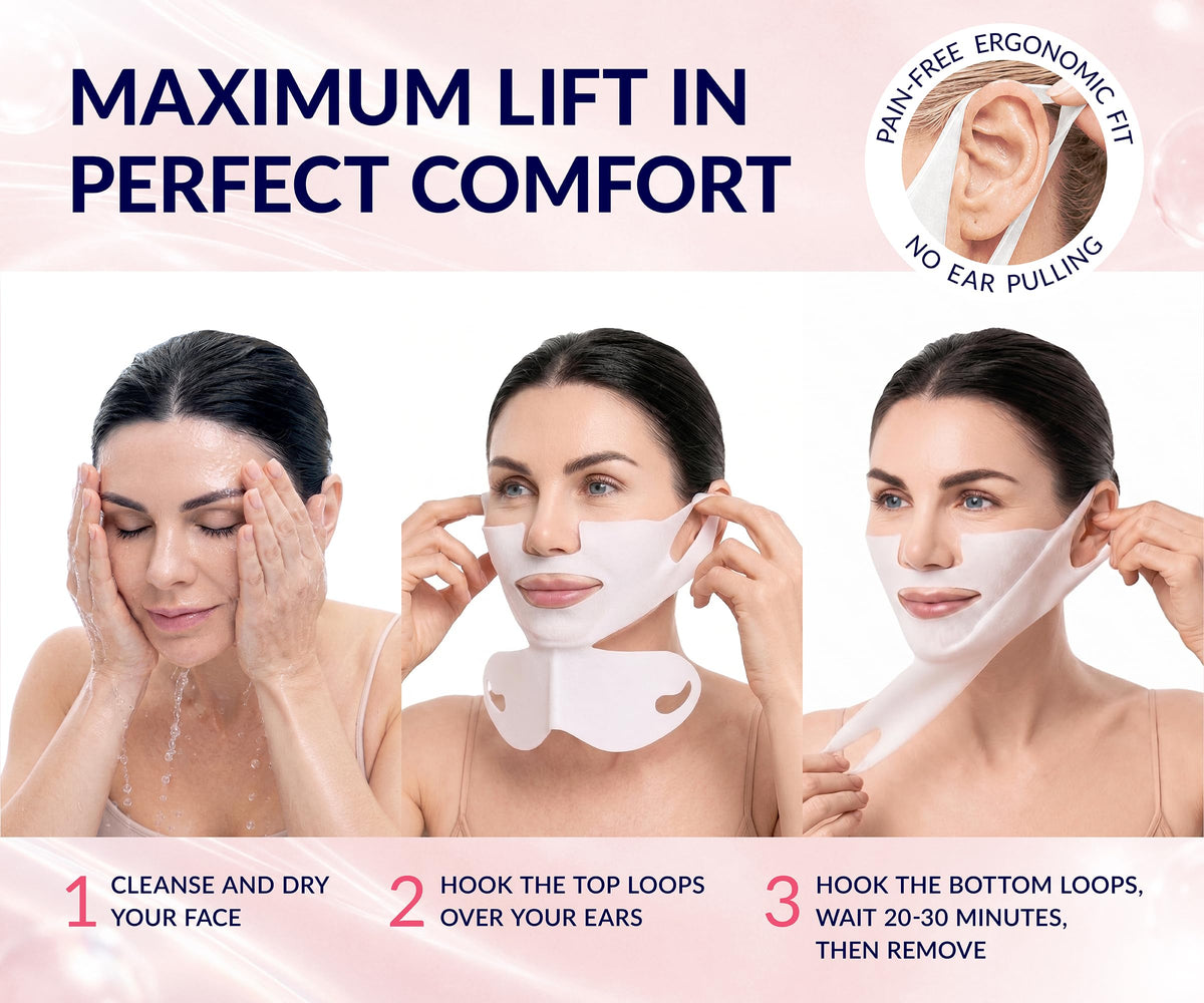 Stylia MaxiLift V Line Lifting Collagen Face Mask - Stylia Official Imagery - 8