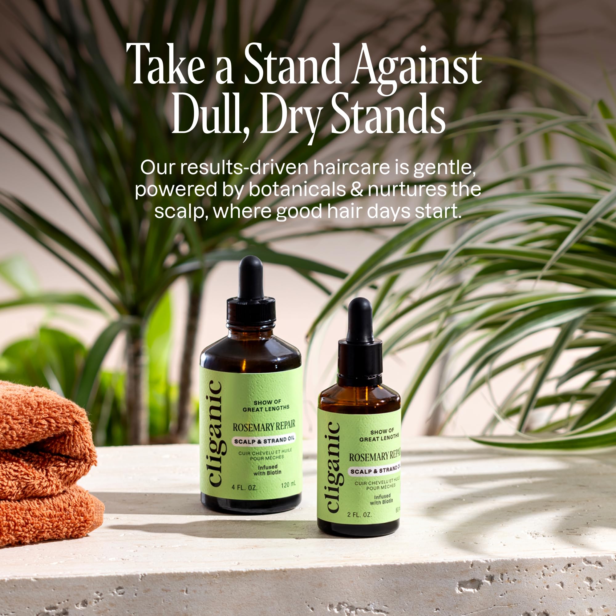Cliganic Rosemary Oil for Hair & Scalp - Biotin & Jojoba Infused Repair Serum t - Cliganic Official Product View 8