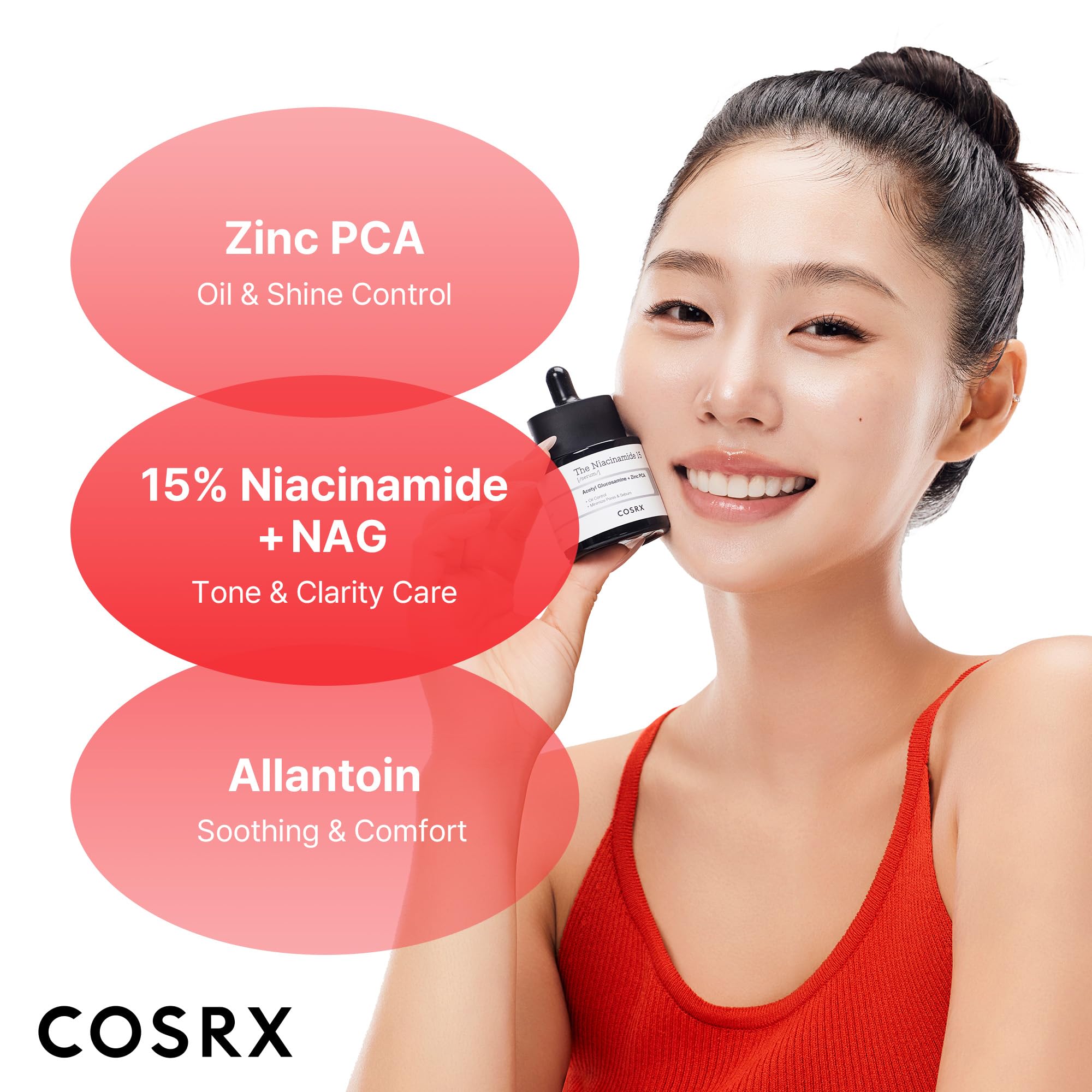 COSRX 15% Niacinamide Face Serum, 0.67 fl oz, Pore Minimizer - COSRX