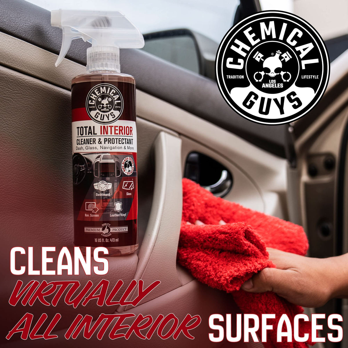 Chemical Guys Total Interior Cleaner Variety Kit New Car - Chemical Guys Official Imagery - 8