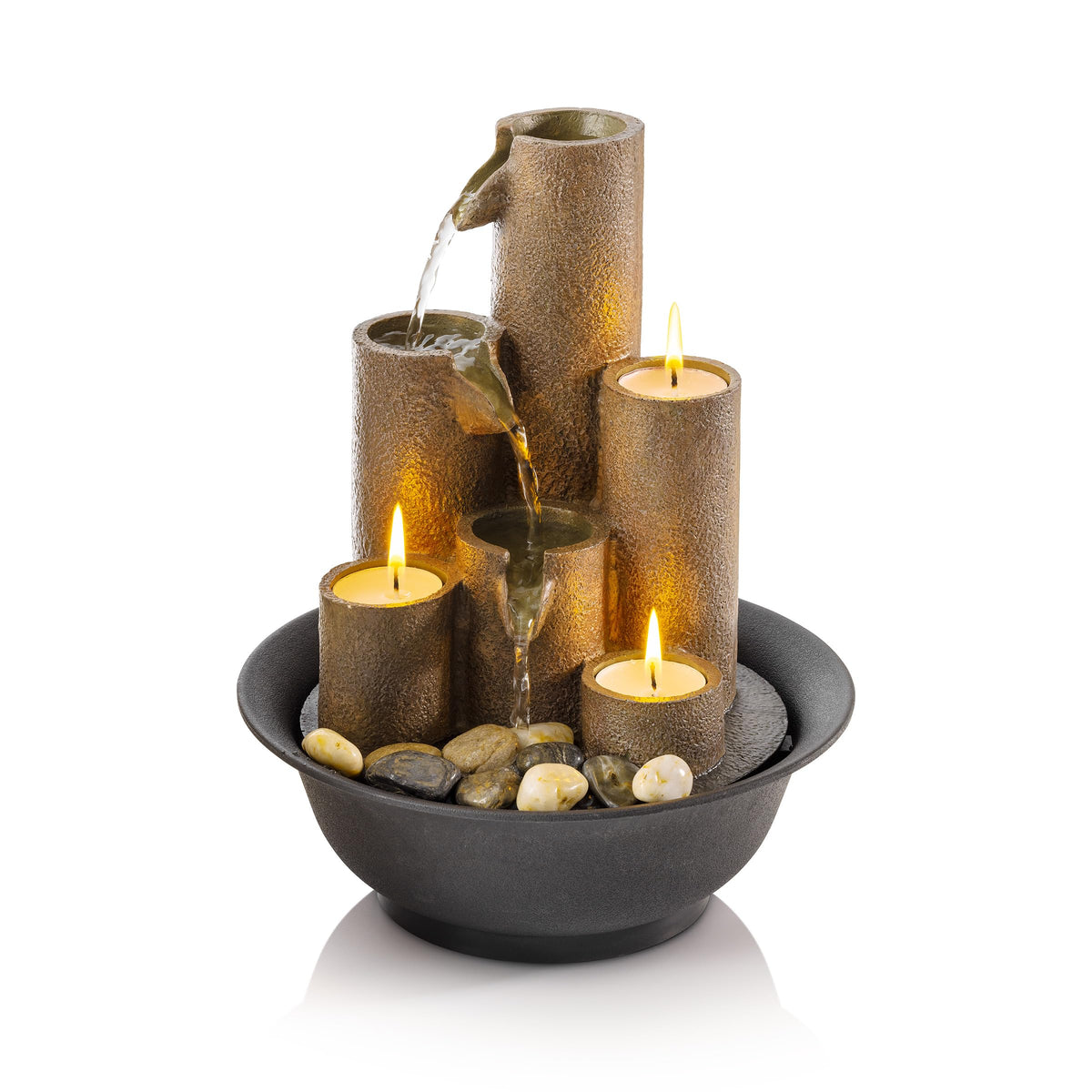 Alpine Corporation WCT202 Indoor Tabletop Tiered Water - Premium Selection Official Imagery - 2