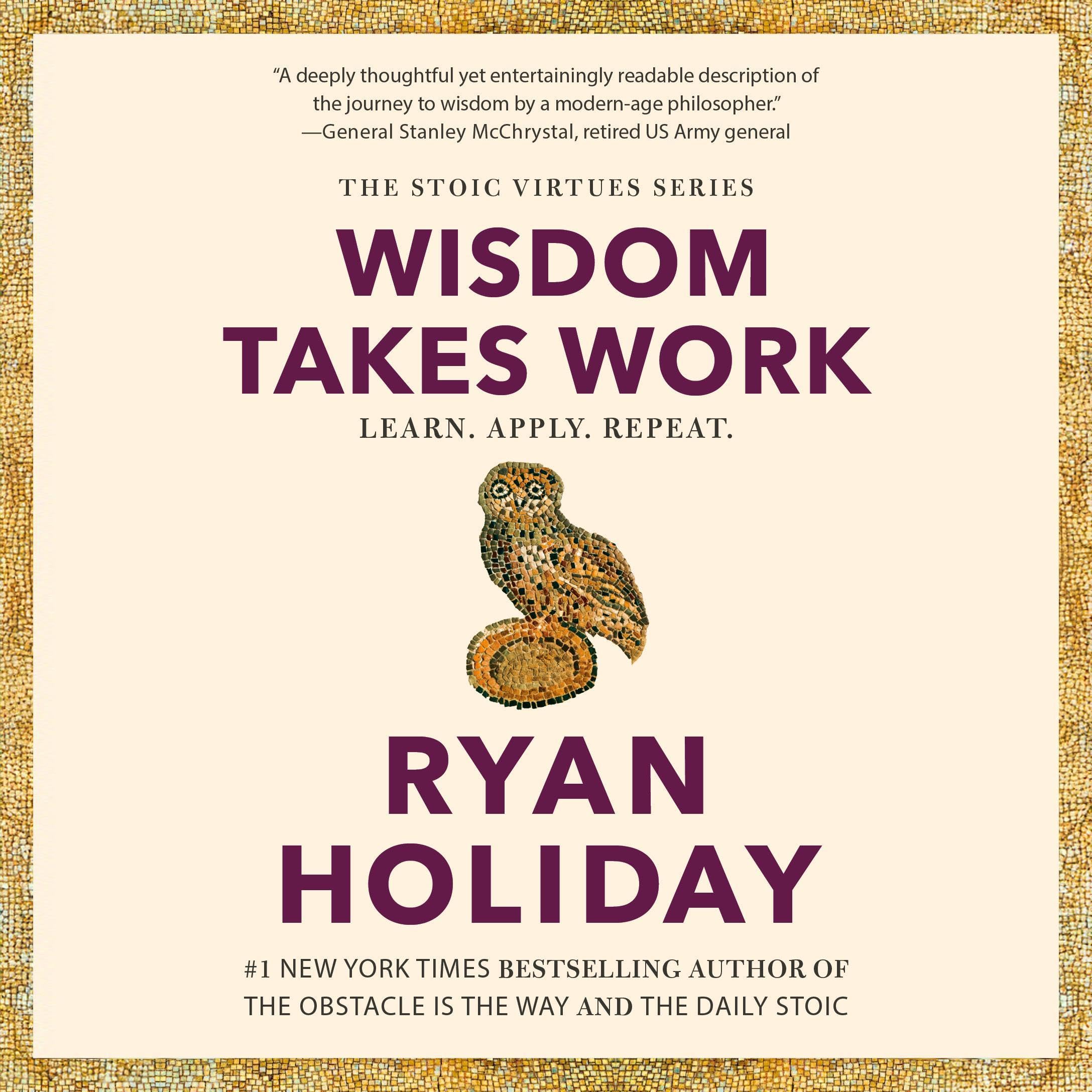 Wisdom Takes Work: Learn. Apply. Repeat. - Product Imagery