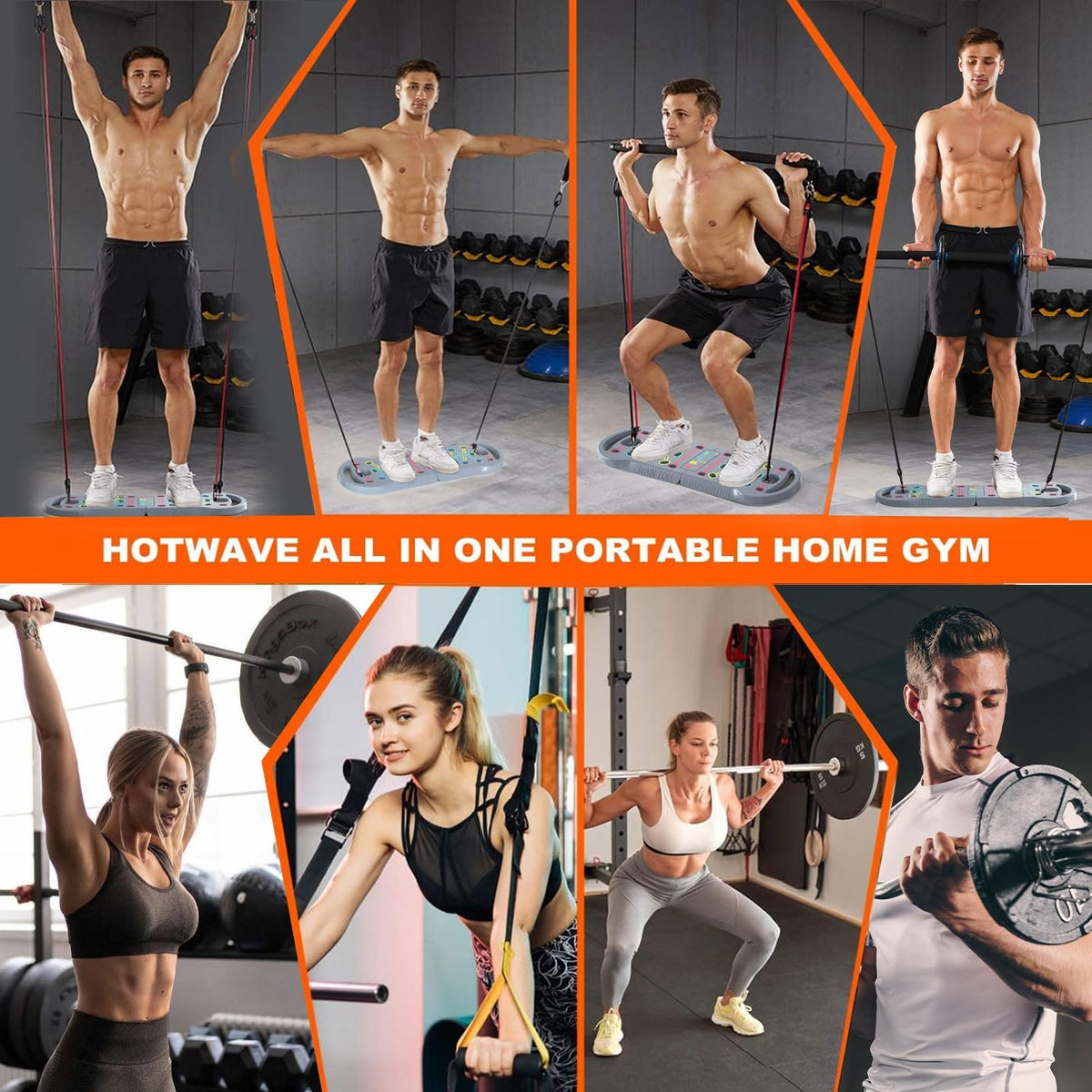 Push Up Board Portable PushUp Board Foldable 20 in 1 Push Up - HOTWAVE Official Imagery - 6