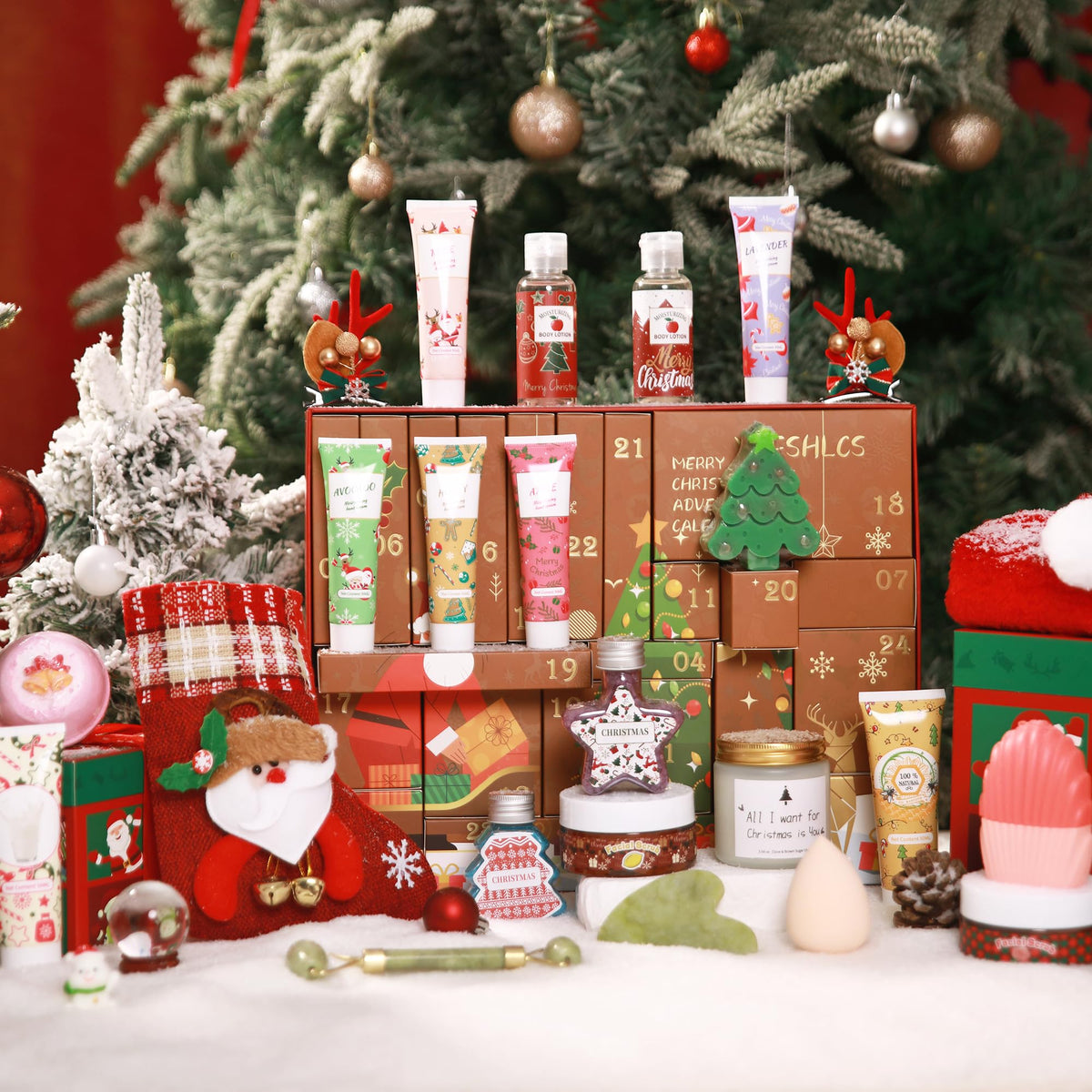 Advent Calendar 2026 24 Days of Beauty Advent Calendar Bath - YFFSHLCS Official Product Imagery - 3