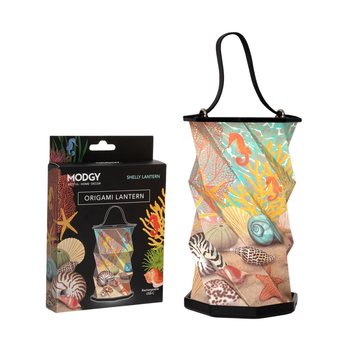 Starry Night Origami Lantern Rechargeable LED Decorative - MODGY Official Imagery - 8