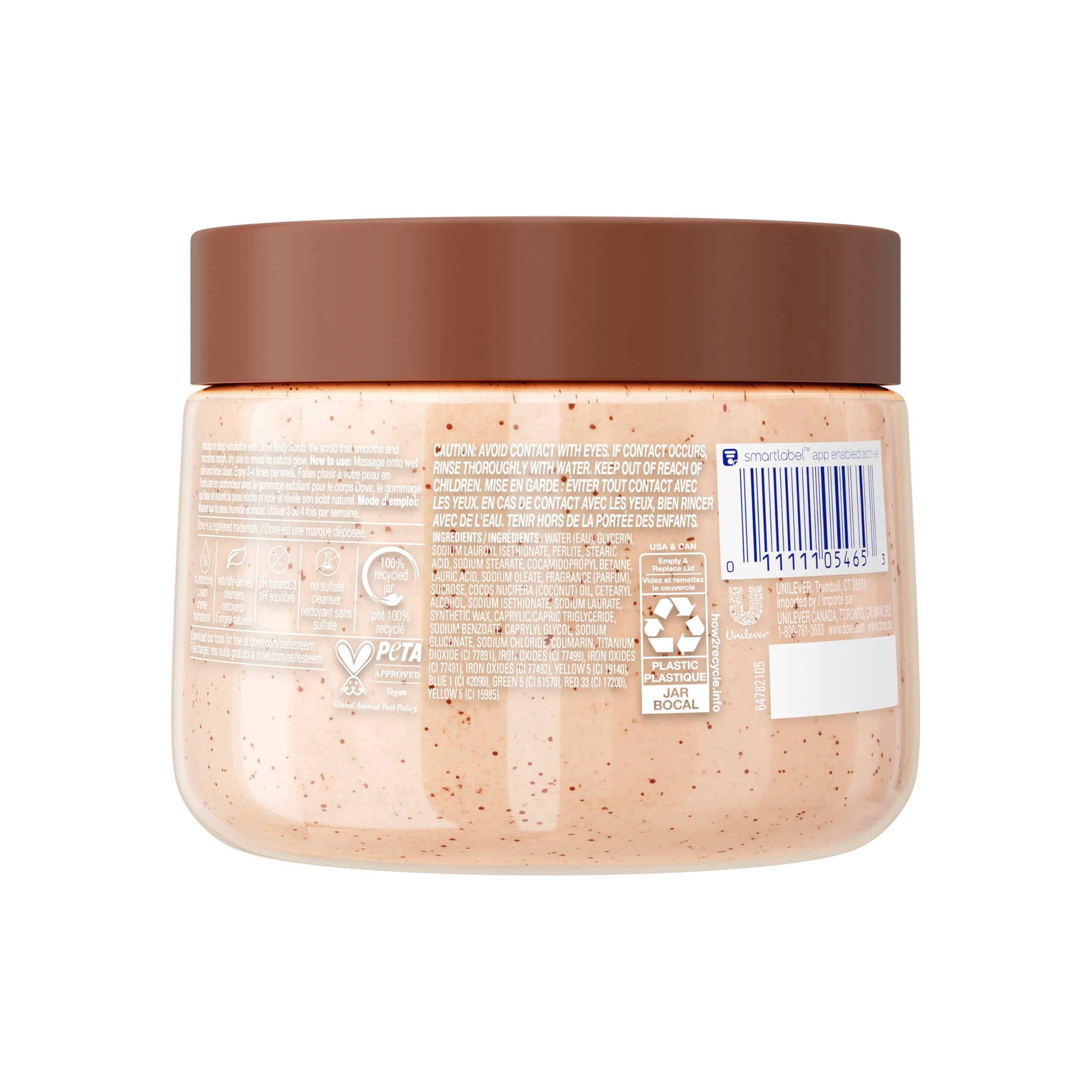 Elefair Tech Dove Brown Sugar and Coconut Butter Body Scrub Exfoliates and Deeply - Elefair Tech Official Product View 3