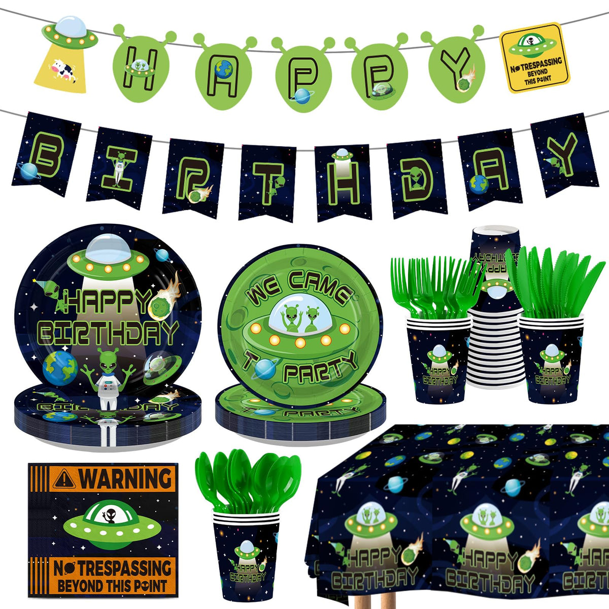 171Pcs Cheers and Beers Party Supplies for Men Serves 24 - Greencian Official Imagery - 8