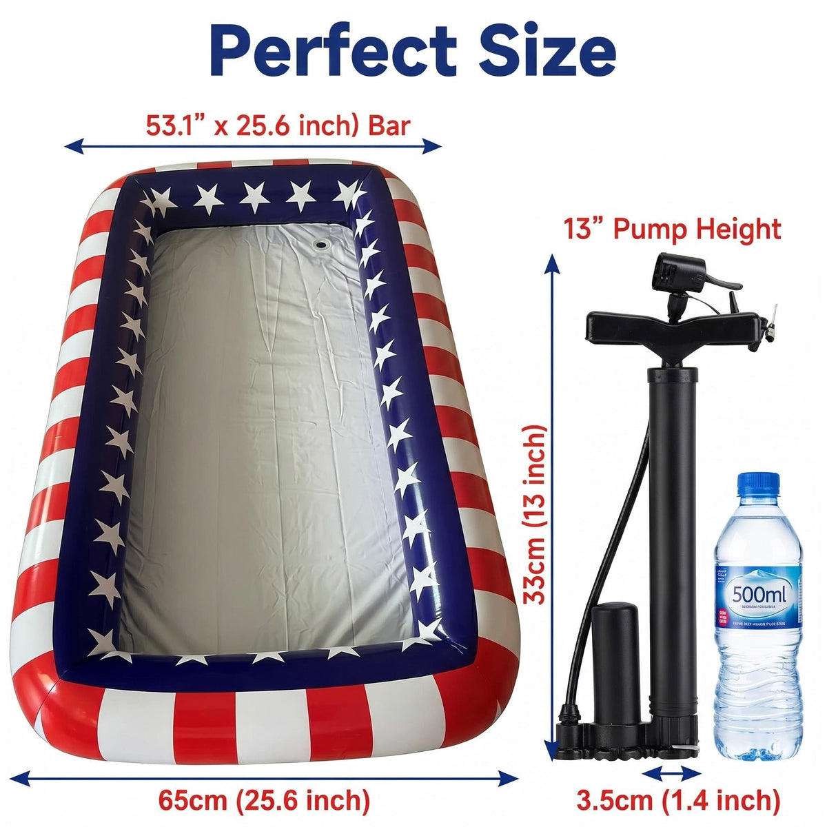 2 Pack Inflatable Serving Bar Tray Portable Buffet Cooler - Bekecidi Official Imagery - 4