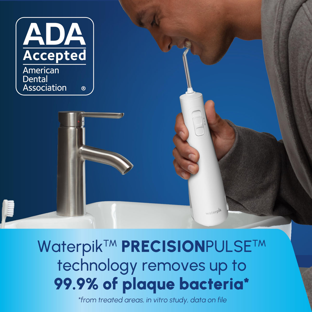 Waterpik Cordless Pulse 3100 Portable Water Flosser - Waterpik Official Imagery - 4