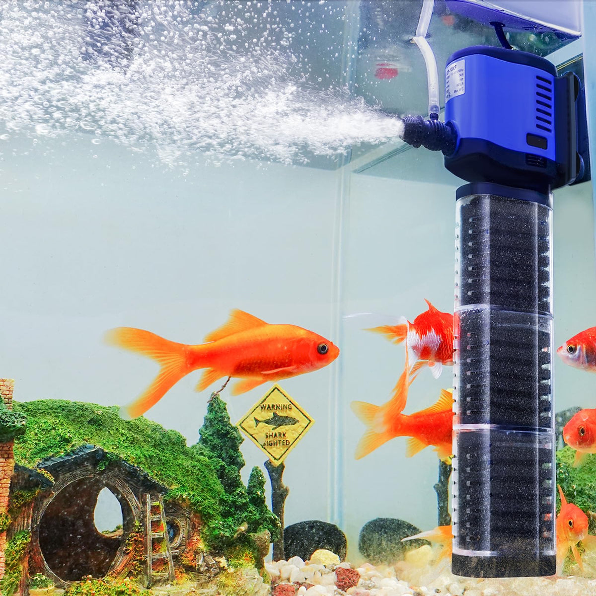 TARARIUM Aquarium Filter for Fish Tank 4 in 1 Extra Large - TARARIUM Official Imagery - 1