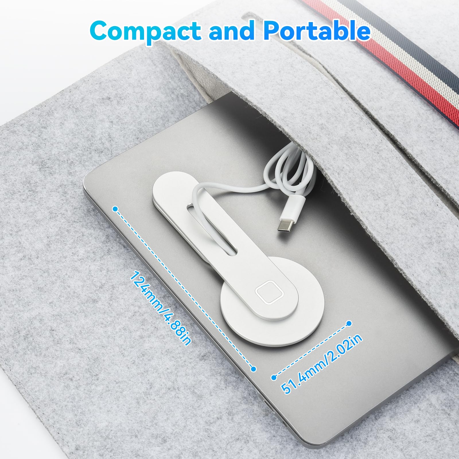 aceyoon Magnetic Wireless Charger Phone Mount for Laptop & Tesla