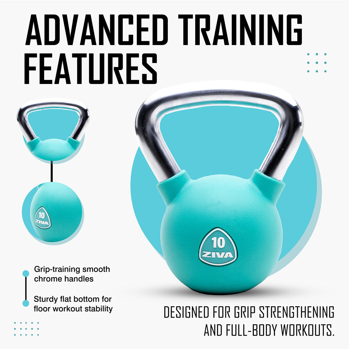 ZIVA Premium Functional Training Kit 6 lb Medicine Ball 15 - ZIVA Official Imagery - 5