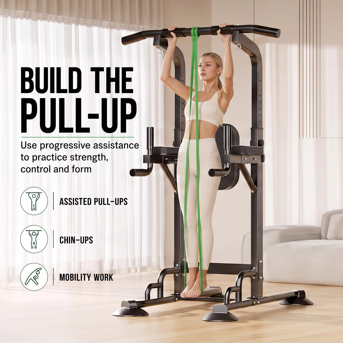 WHATAFIT Resistance Bands 5 Level Pull Up Assistance Bands - WHATAFIT Official Imagery - 7