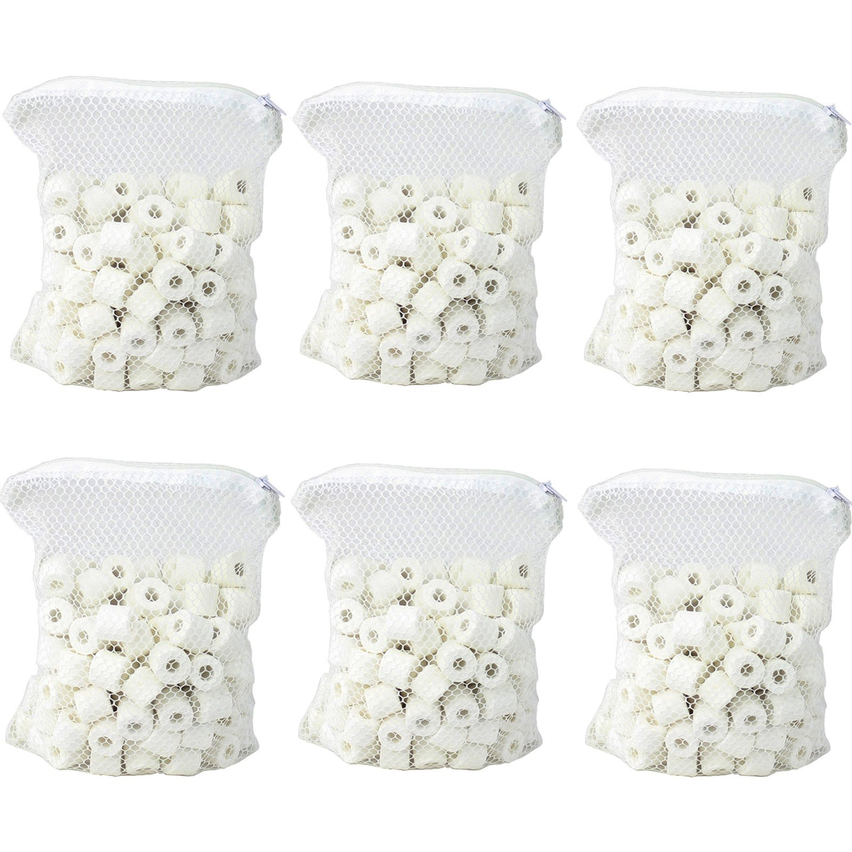 AQUANEAT Bio Ceramic Rings 6 lbs Aquarium Sump Filter Media - AQUANEAT Official Imagery - 1