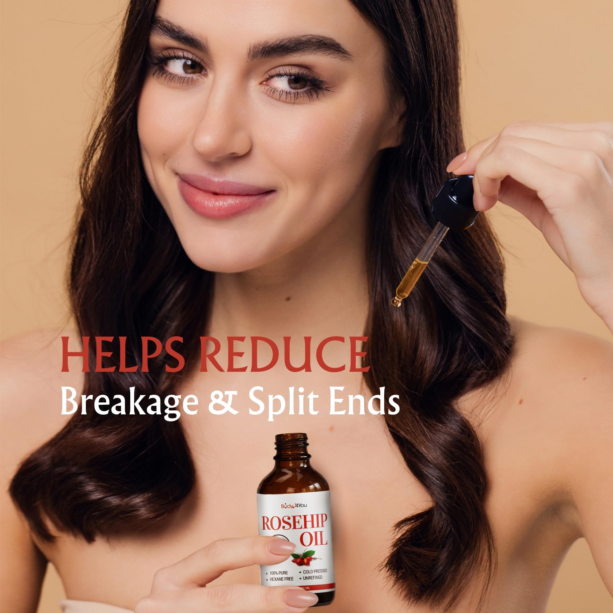 BodyJ4You Rosehip Seed Oil for Face Skin - USDA Organic Cold Pressed Pure - BodyJ4You Official Product View 7