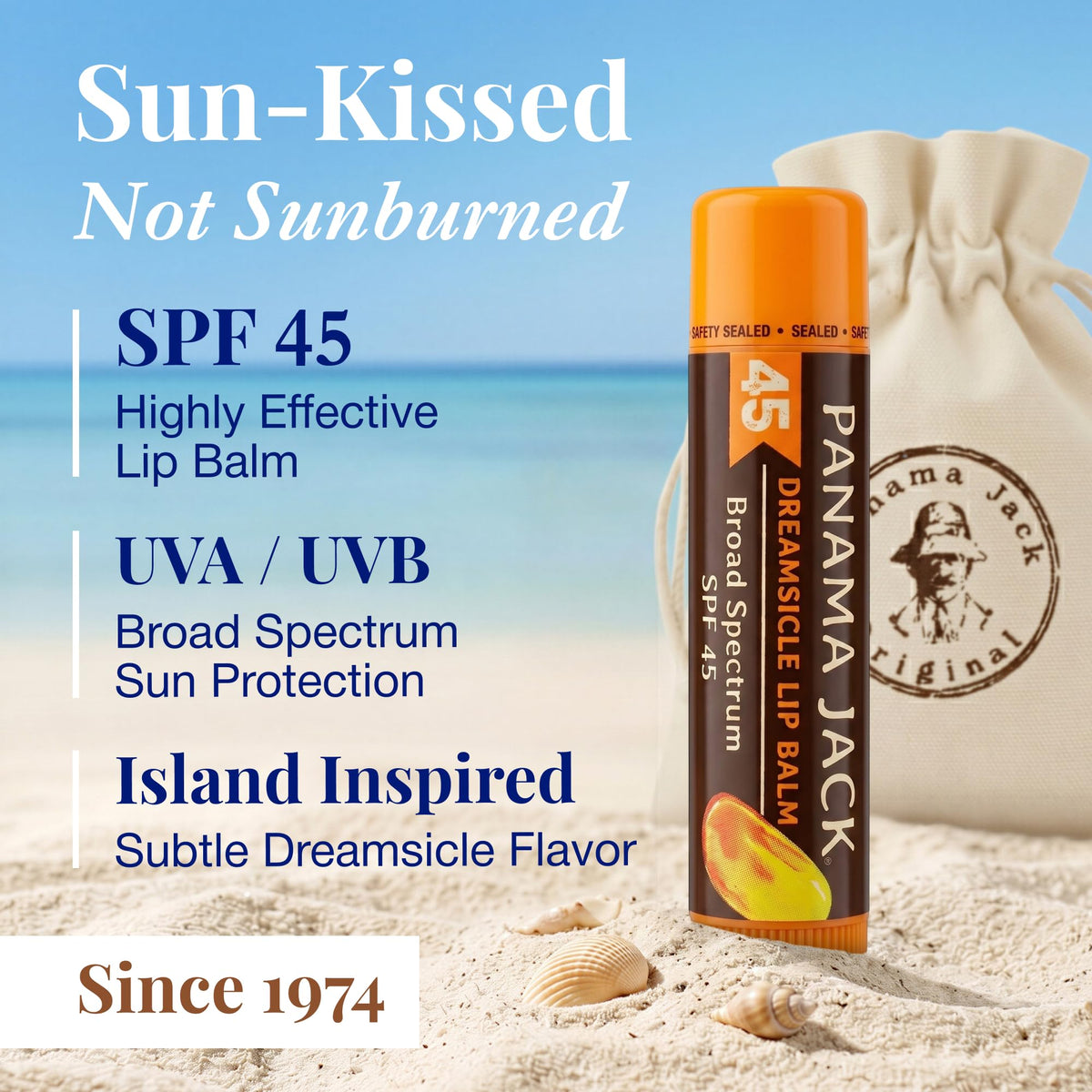 Panama Jack Sunscreen Lip Balm - Panama Jack Official Imagery - 3