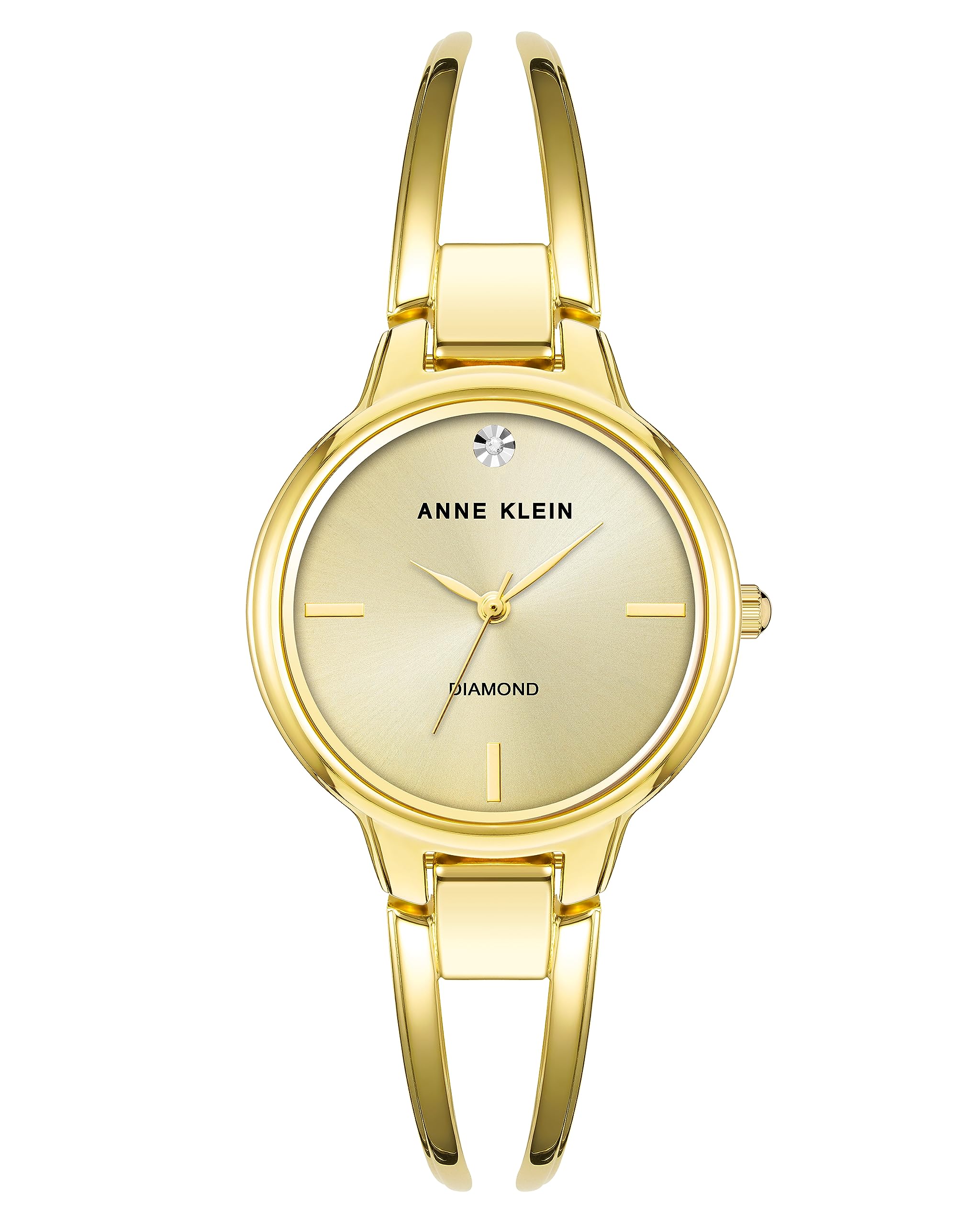 Anne Klein Women's Genuine Diamond Dial Bangle Watch - View 6