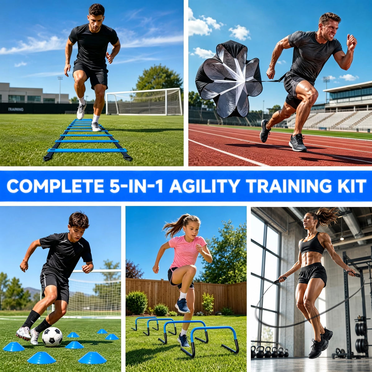 Agility Ladder Soccer Football Training Equipment Agility - SMTPDT Official Imagery - 4