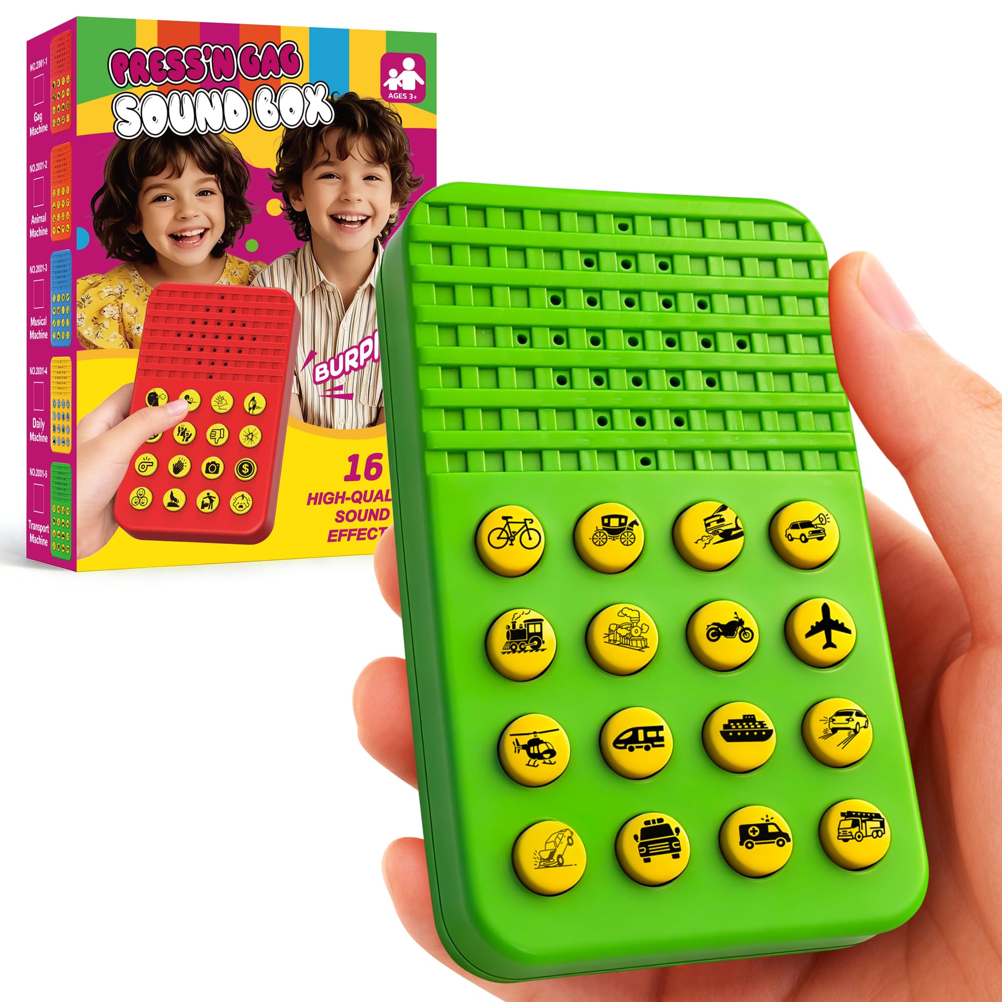 Ninigai Sound Effects Machine, 16 Hilarious Sounds Toys for Kids by Ninigai - Angle View 10