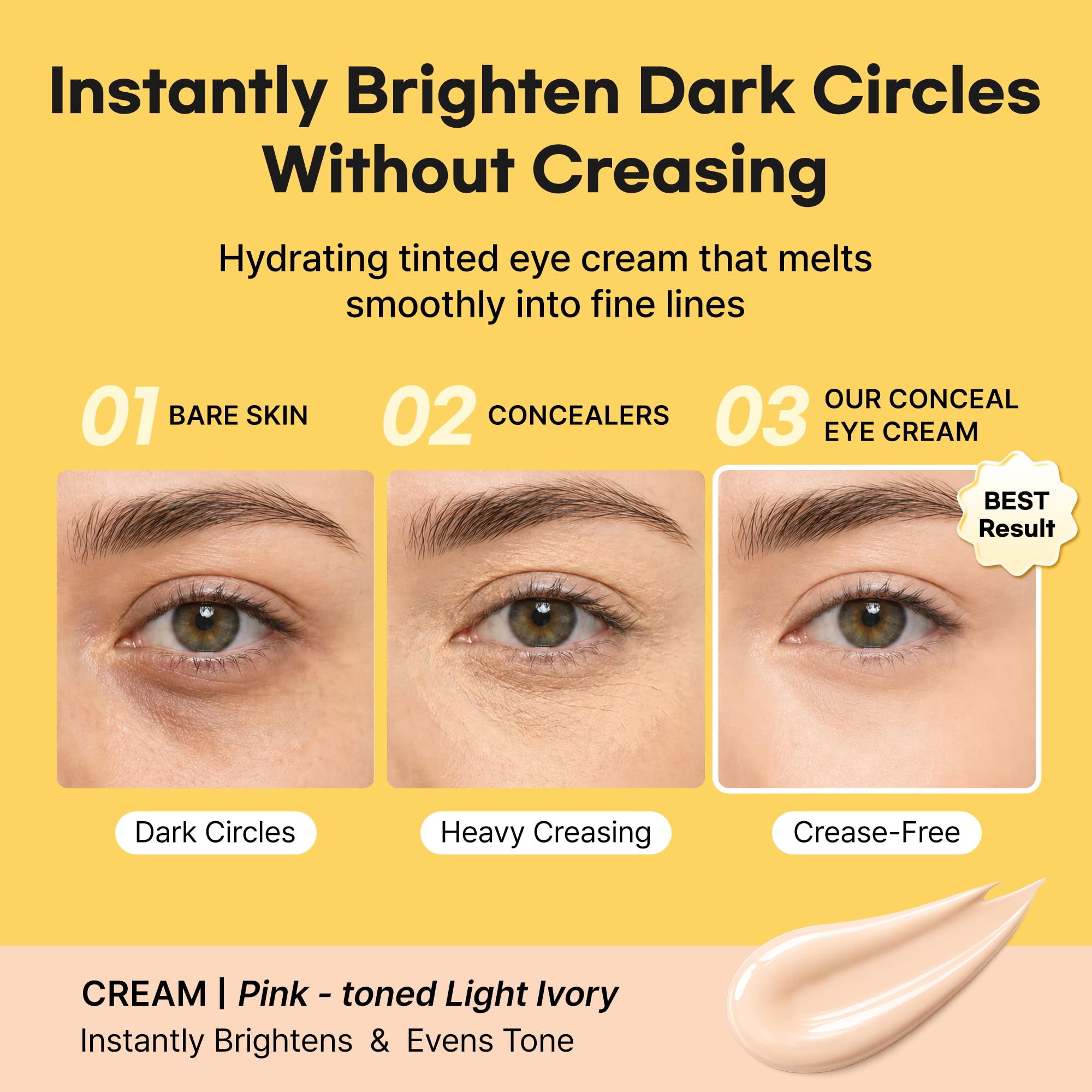 shaishaishai BANANA PDRN Conceal Hydrating Under Eye 0 52 oz - shaishaishai Official Imagery - 3