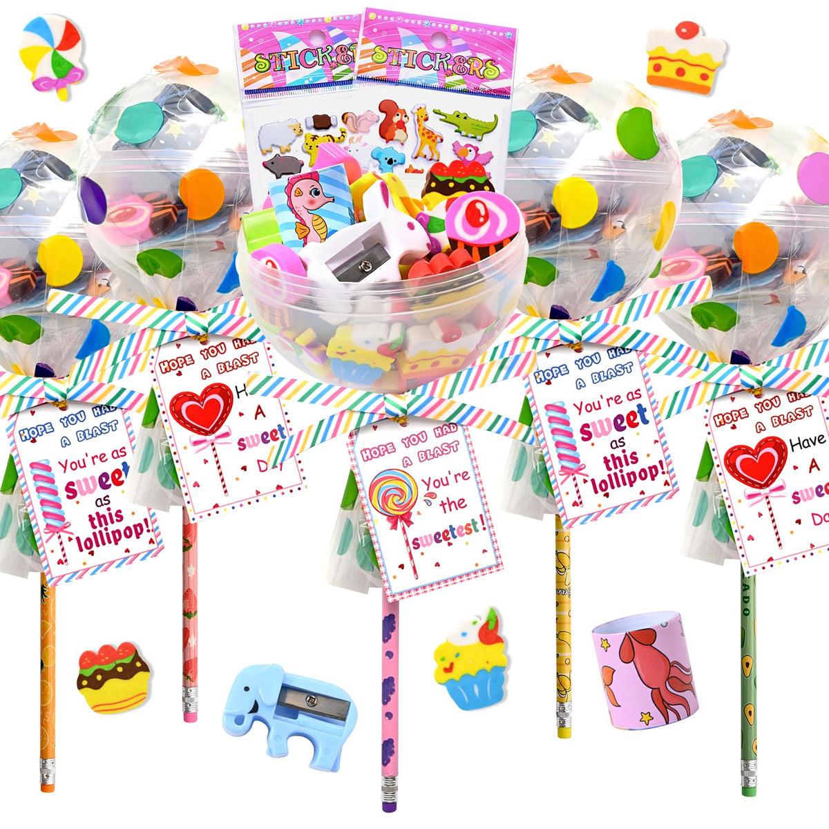 Giant Lollipop Goodie Bags for Birthday Party - Waipfaru Official Imagery - 2
