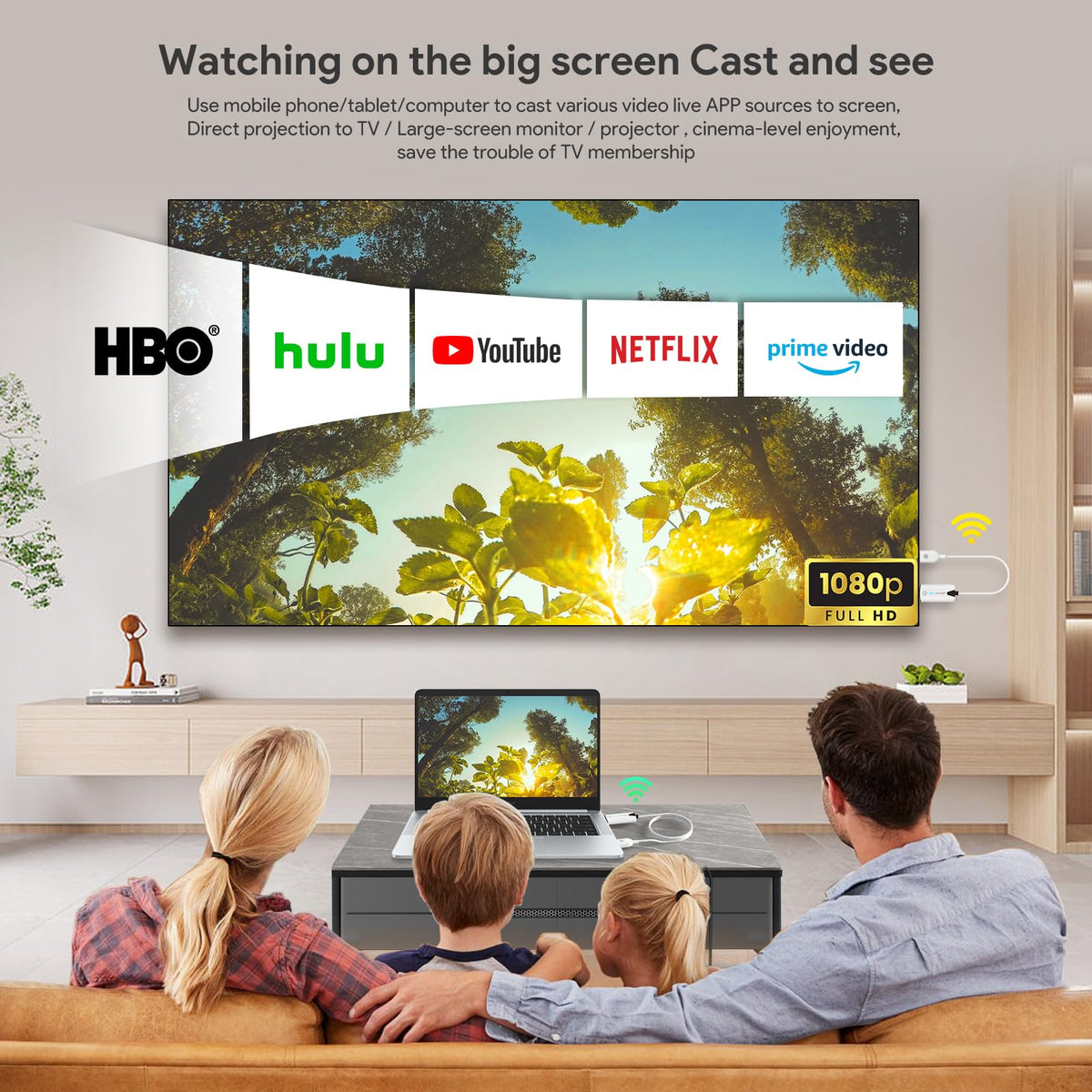 EDUP Wireless HDMI Transmitter and Receiver 4K Decode Input - EDUP Official Imagery - 5