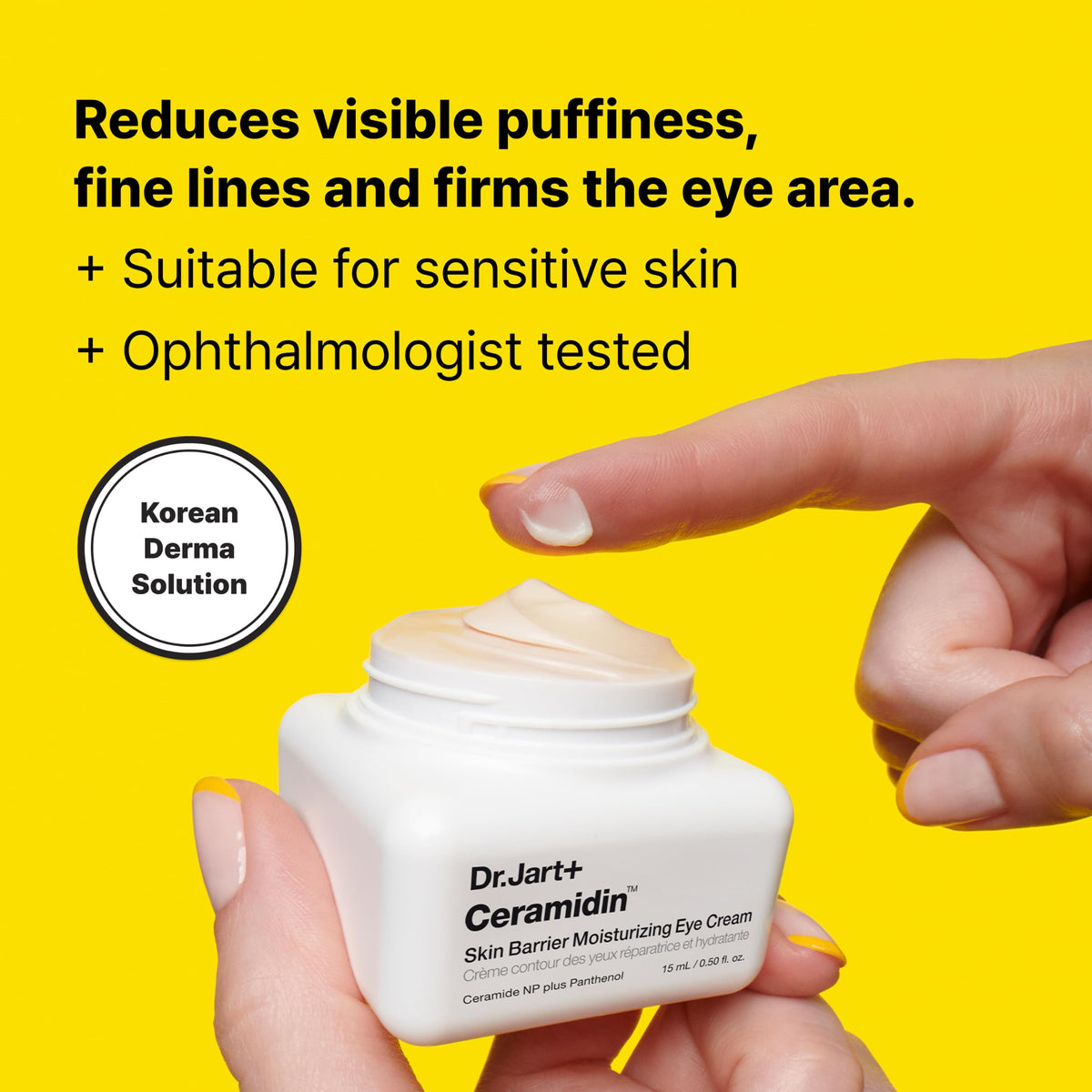 Dr Jart Ceramidin Korean Eye Cream with Ceramides - Premium Selection Official Imagery - 3