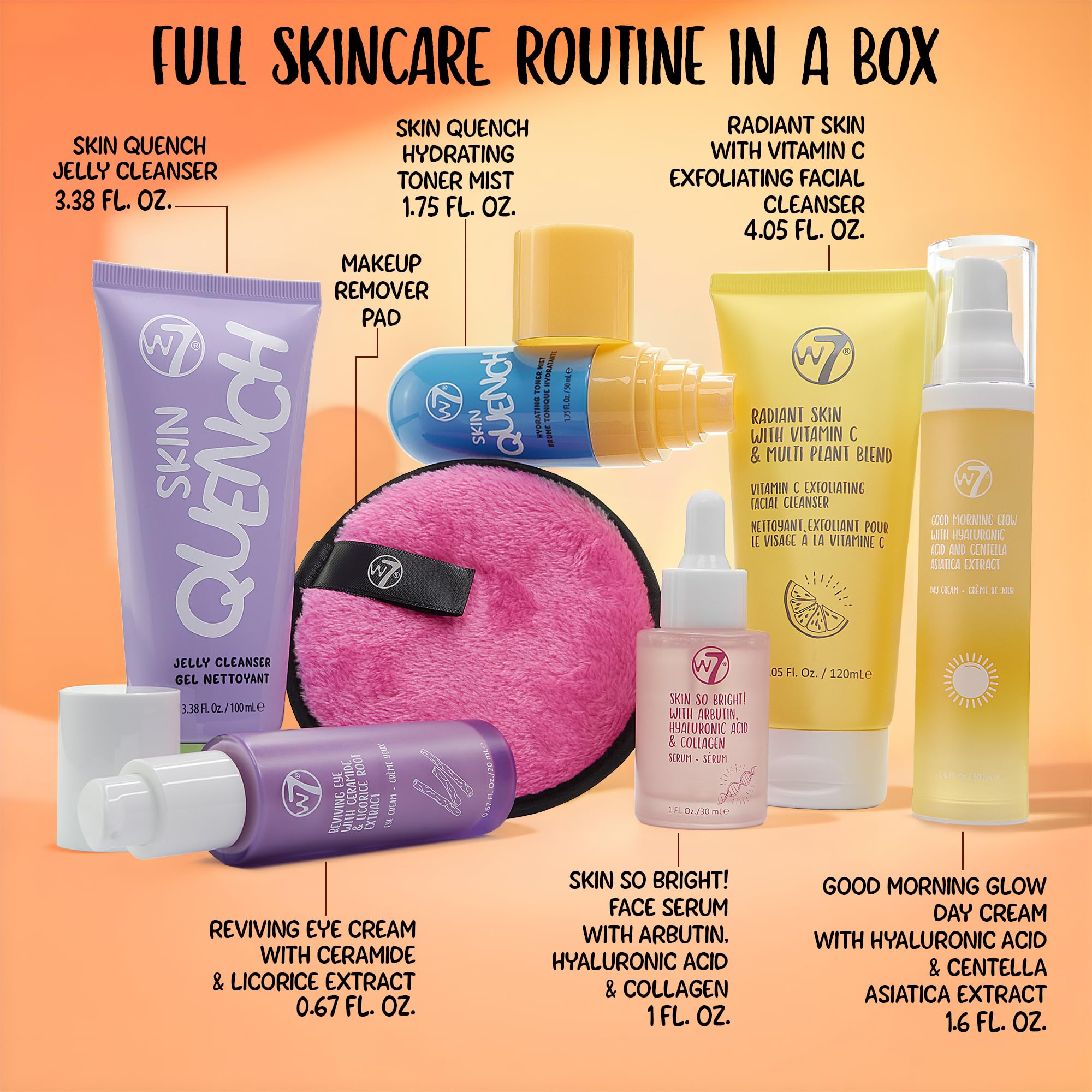 W7 Beauty Blast Skincare Secrets Set - W7