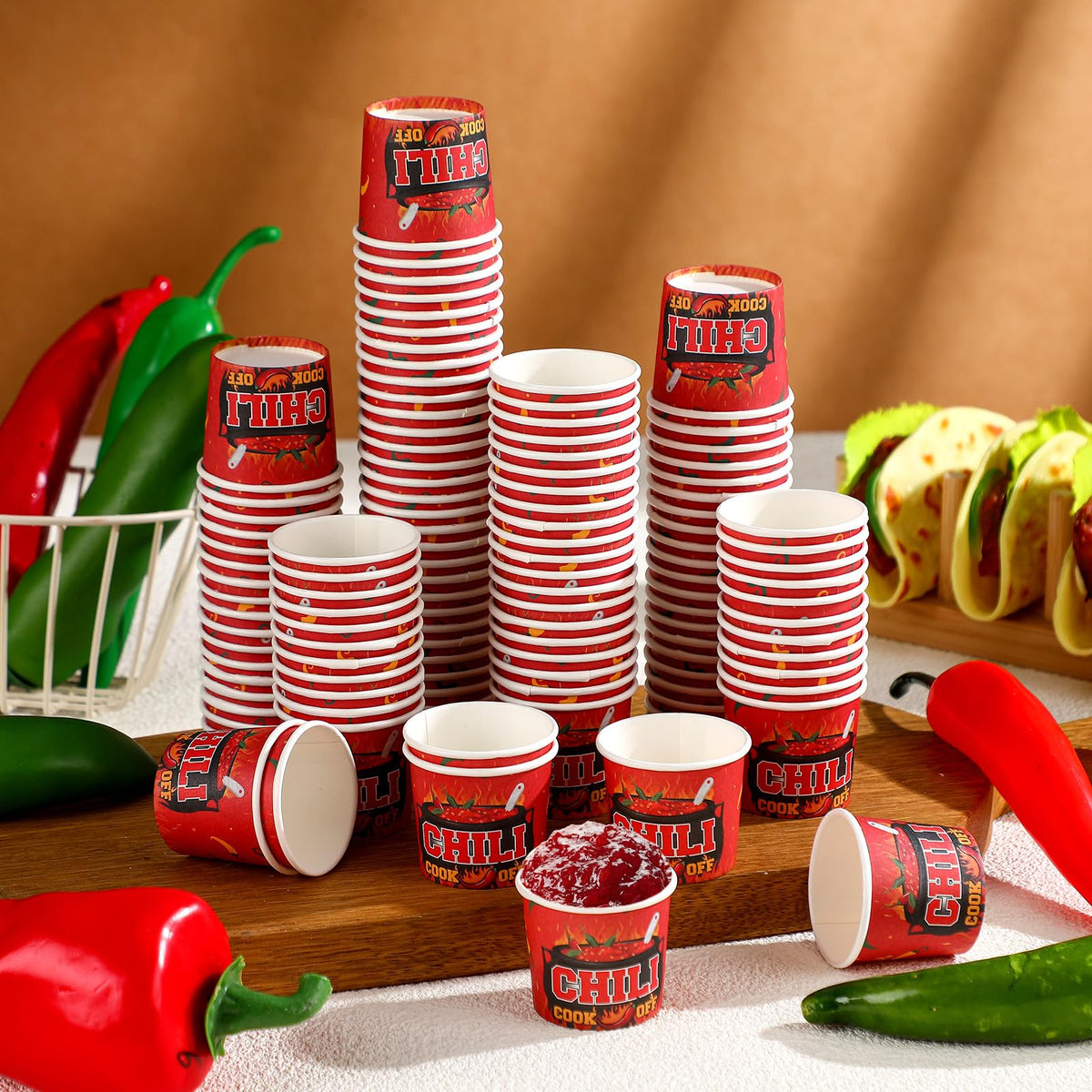 Teenyyou Chili Cook off Tasting Cups mini Chili Portion - Teenyyou Official Imagery - 3