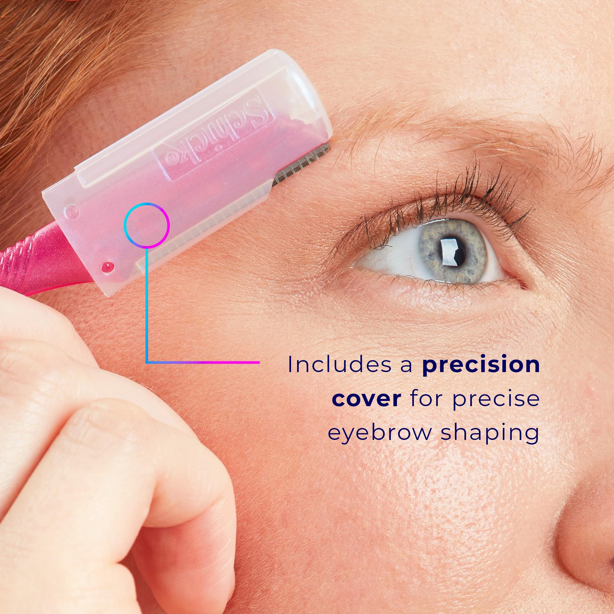 Schick Hydro Silk Touch-Up Dermaplane Razor for Women Face, 3 ct - Schick Hydro Silk Official Product View 5