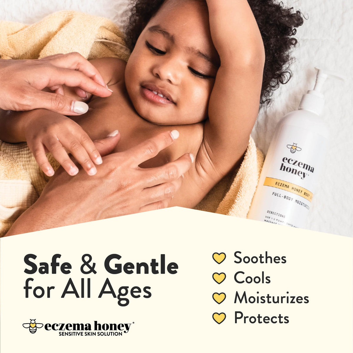 ECZEMA HONEY Oatmeal Body Lotion Natural Dry Skin Repair - ECZEMA HONEY Official Imagery - 6