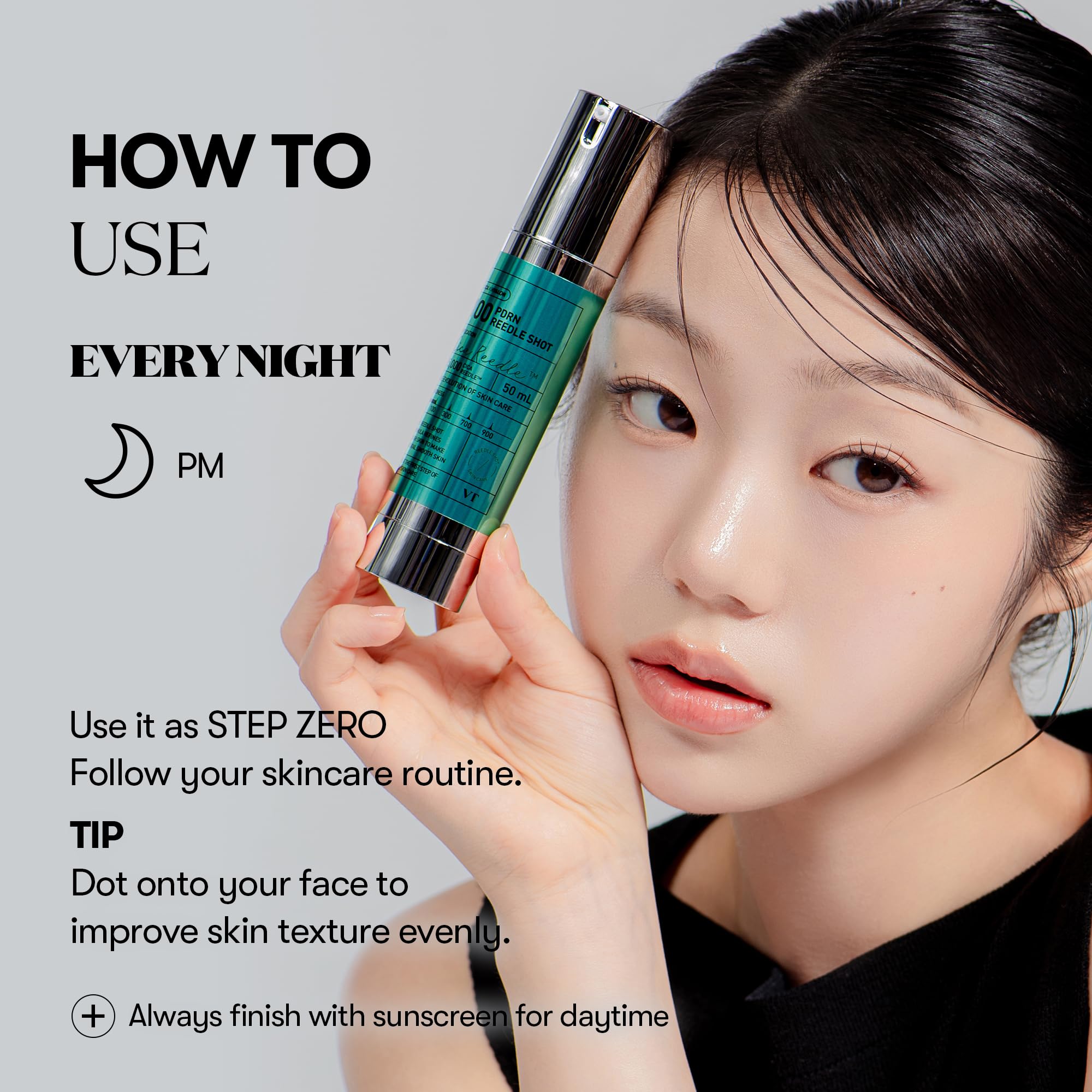 VT COSMETICS PDRN Reedle Shot 100 Serum - VT COSMETICS Official Product View 6