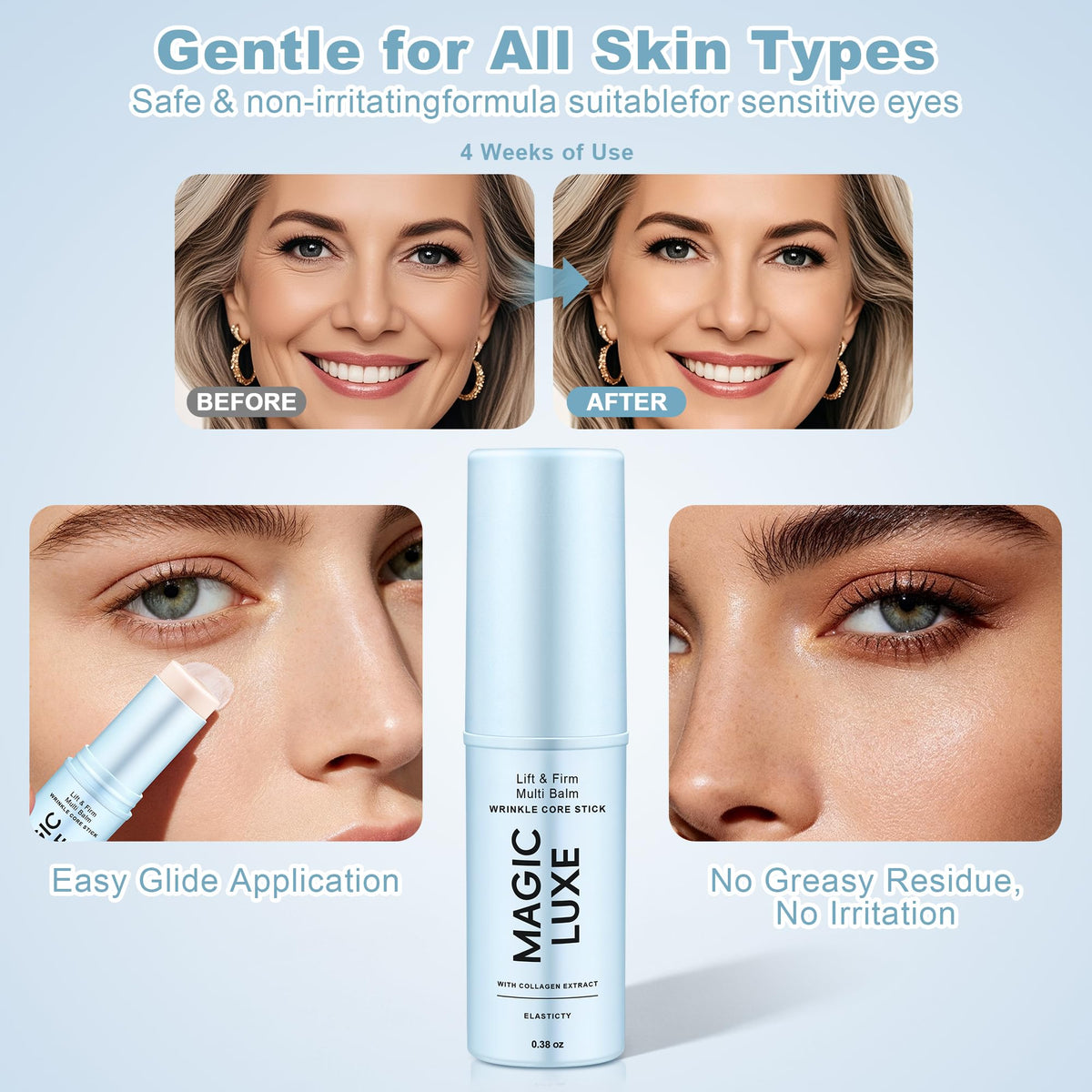 Magic Luxe Korean Under Eye Balm Stick Luxe Under Eye Balm - MAGIC LUXE OIL Official Imagery - 7