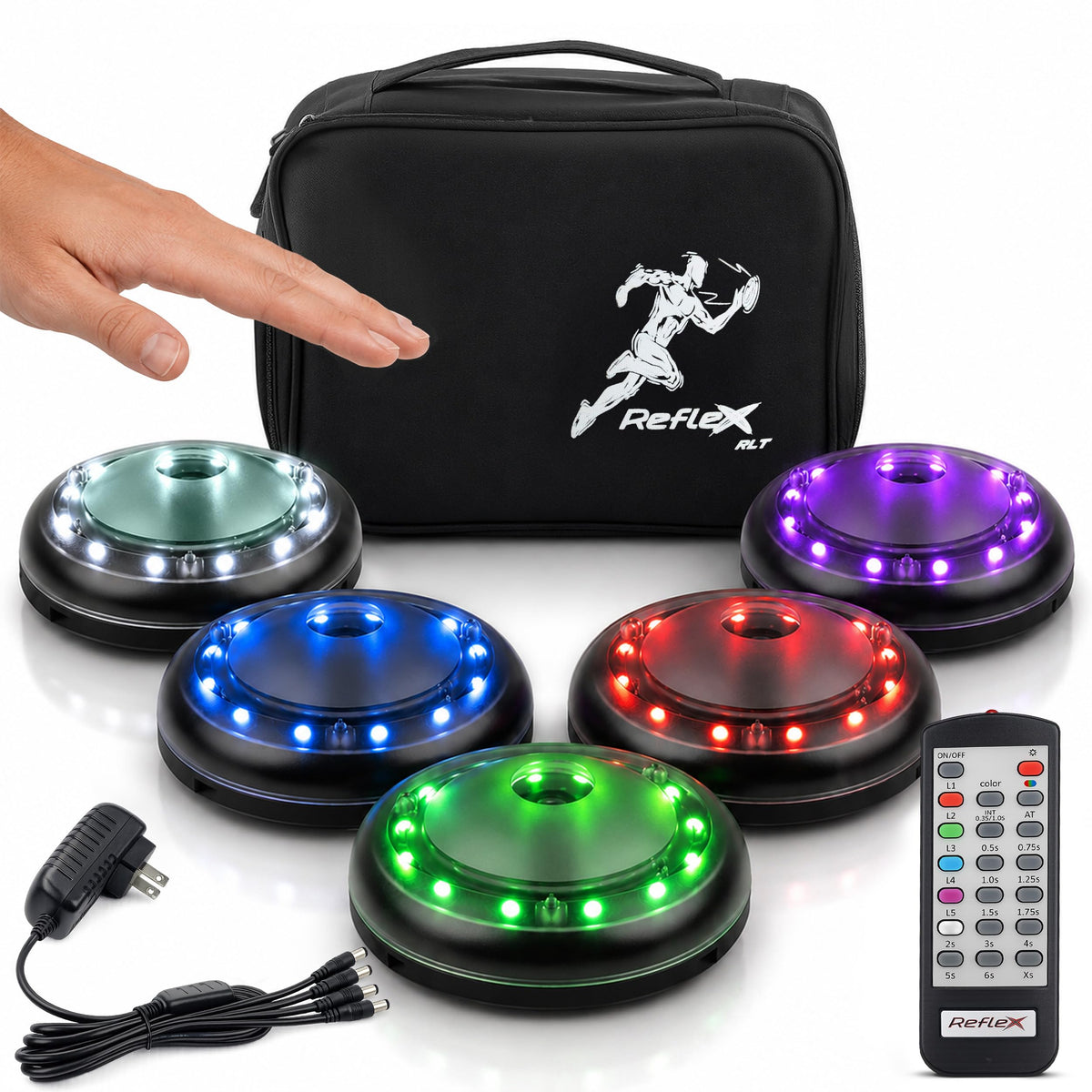 Reflexx RLT 2 1 Reaction Training Lights No App Required - Reflexx RLT Official Imagery - 2