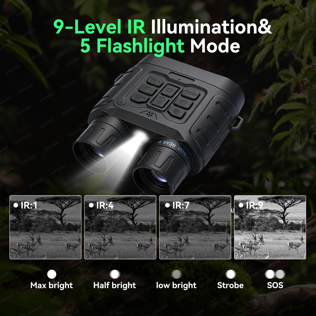 Night Vision Goggles for Adults Hunting 4K Infrared Night - WIMIDING Official Imagery - 7