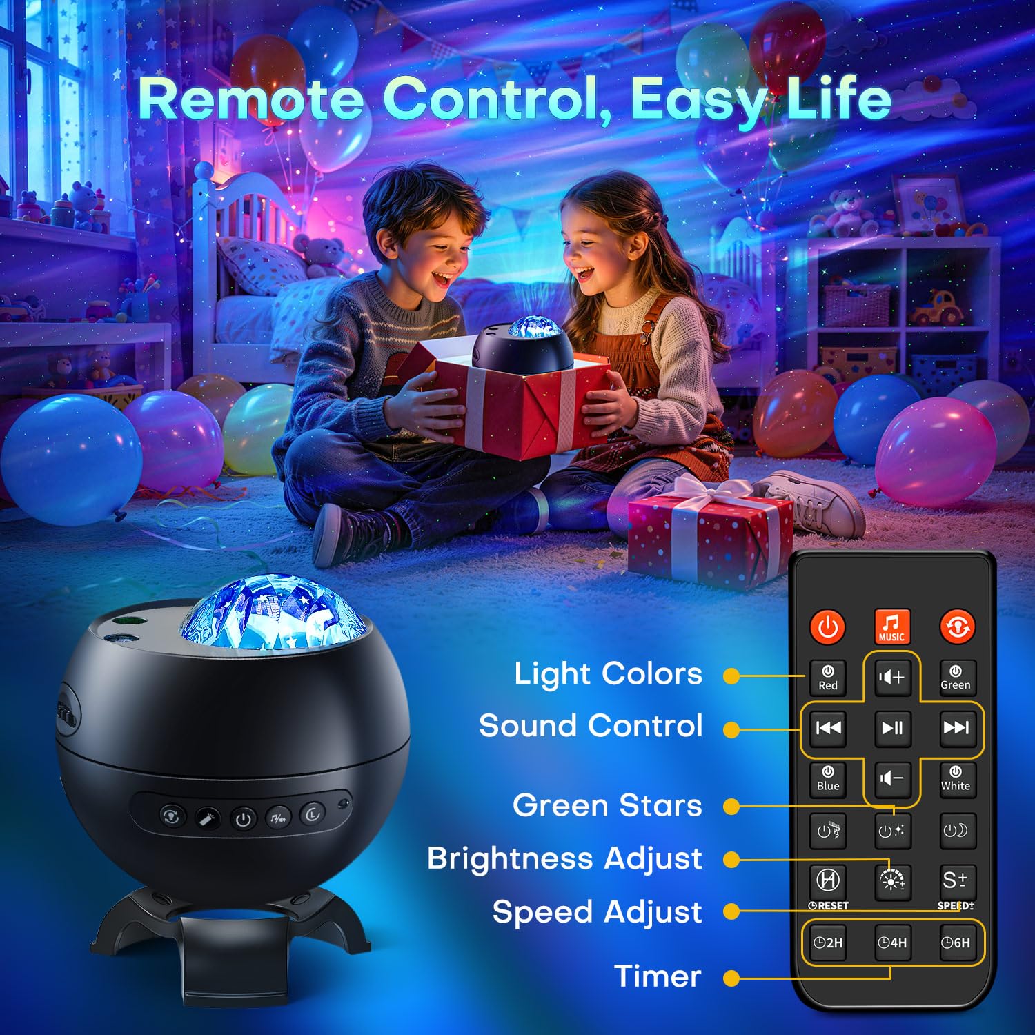 Staryou LED Light Gifts Home Decor Light Projector with 375 Effec by Staryou - Angle View 7