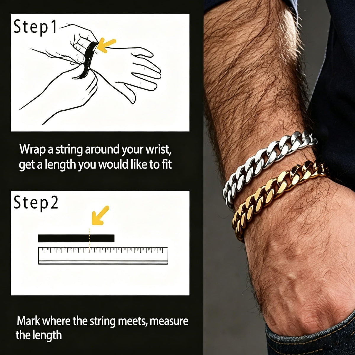 Cuban Link Bracelet for Men - DODIY Official Imagery - 7