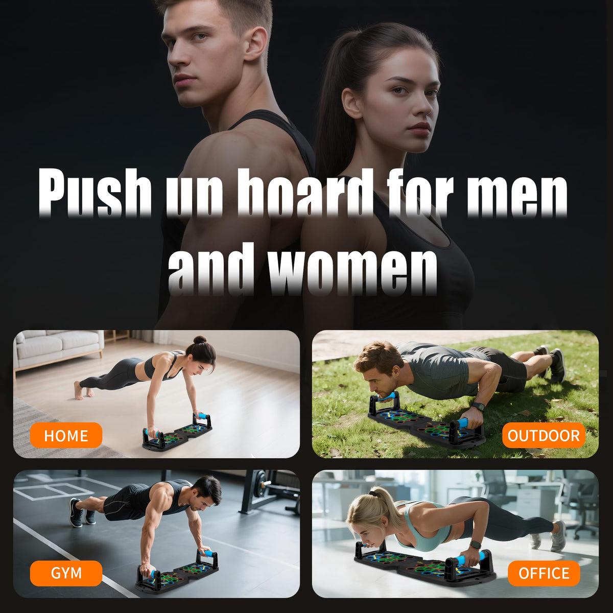 Push Up Board Portable Dismountable 17 in 1 Push Up Bar at - tongdayi Official Imagery - 5