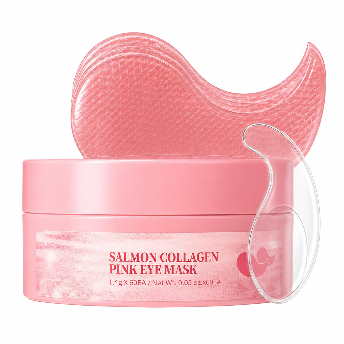 Pink Collagen Eye Patches for Dark Circles De Puffing - GUNOIUHO Official Imagery - 2