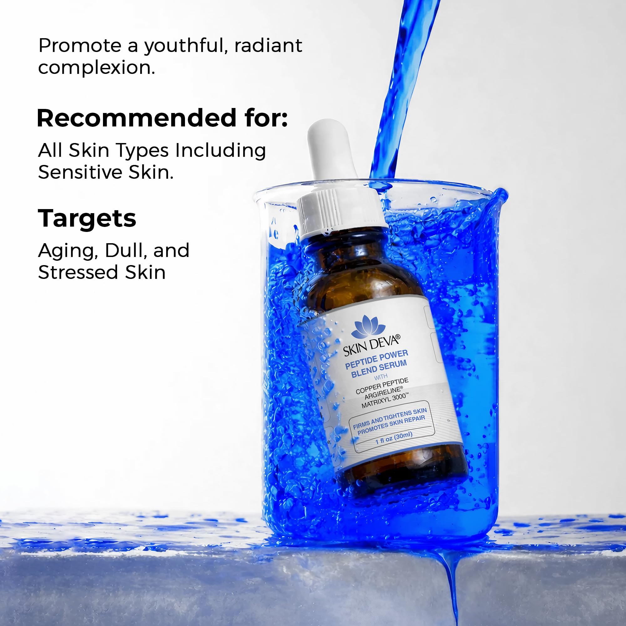 Skin Deva Copper Peptide Face serum with Argireline and - SKIN DEVA Official Imagery - 4