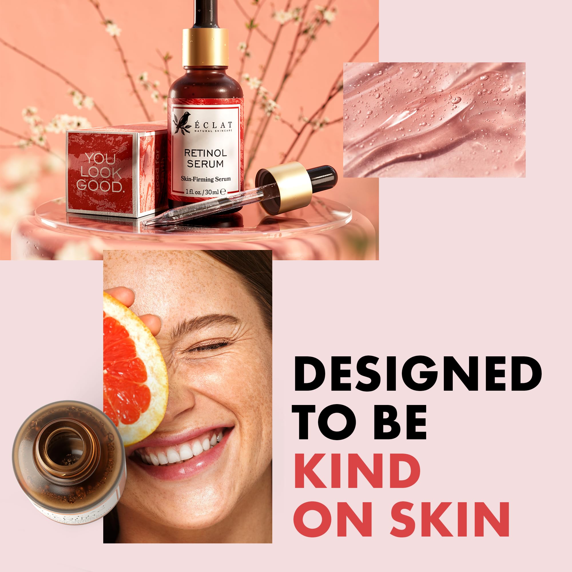 Eclat Skincare Renewing Retinol Serum for Face - Anti Aging Serum with - Eclat Skincare Official Product View 9