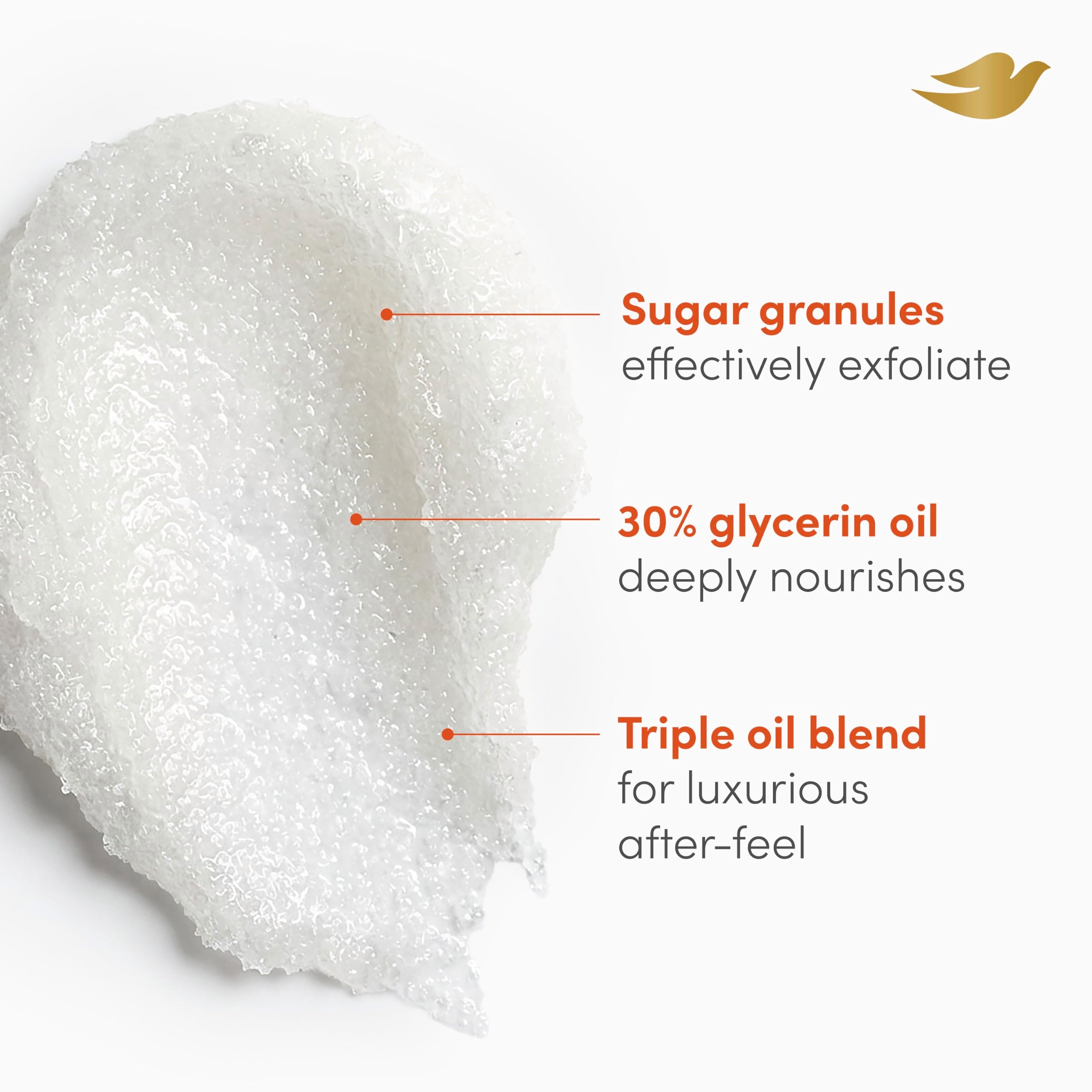 Elefair Tech Dove Radiance Body Scrub with 30% Glycerin‑Oil Serum & Jojoba Oil, 8 - Elefair Tech Official Product View 7